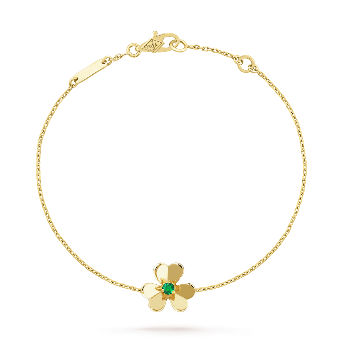 [⭐Hinora Jewelry]FRIVOLE GOLD FLOWER PINK MALACHITE BRACELET