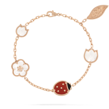 [⭐Hinora Jewelry]LUCKY SPRING 5 MOTIF BRACELET