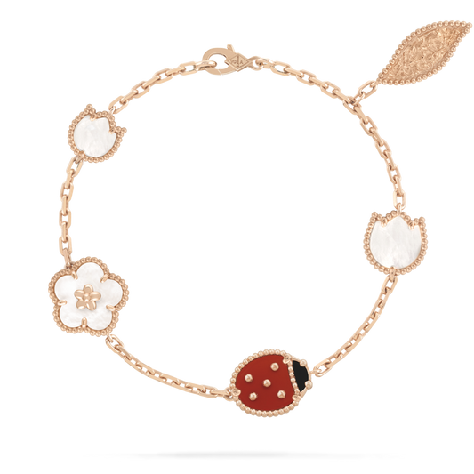 [⭐Hinora Jewelry]LUCKY SPRING 5 MOTIF BRACELET