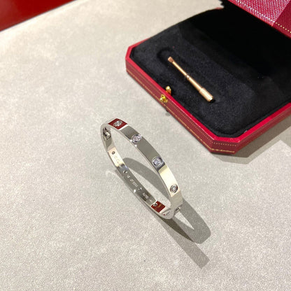 [⭐Hinora Jewelry]LOVE BRACELET 6.1MM 10 DIAMONDS