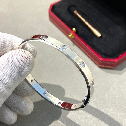 [⭐Hinora Jewelry]LOVE BRACELET 6.1MM 10 DIAMONDS