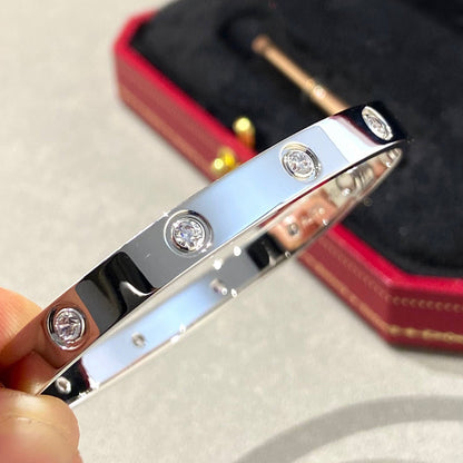 [⭐Hinora Jewelry]LOVE BRACELET 6.1MM 10 DIAMONDS