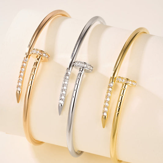 [⭐Hinora Jewelry]JUSTE BRACELET 2.5MM DIAMONDS