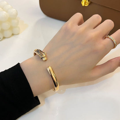 [⭐Hinora Jewelry]PANTHERE OPEN BRACELET
