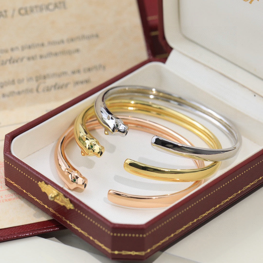[⭐Hinora Jewelry]PANTHERE OPEN BRACELET