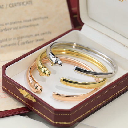 [⭐Hinora Jewelry]PANTHERE OPEN BRACELET