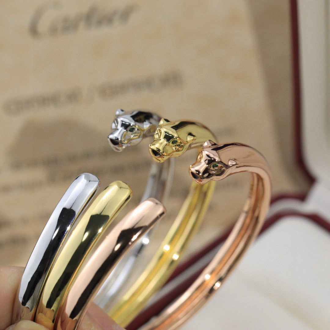 [⭐Hinora Jewelry]PANTHERE OPEN BRACELET