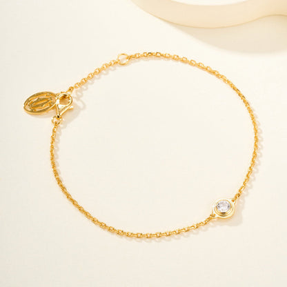 [⭐Hinora Jewelry]DAMOUR BRACELET 1 DIAMOND