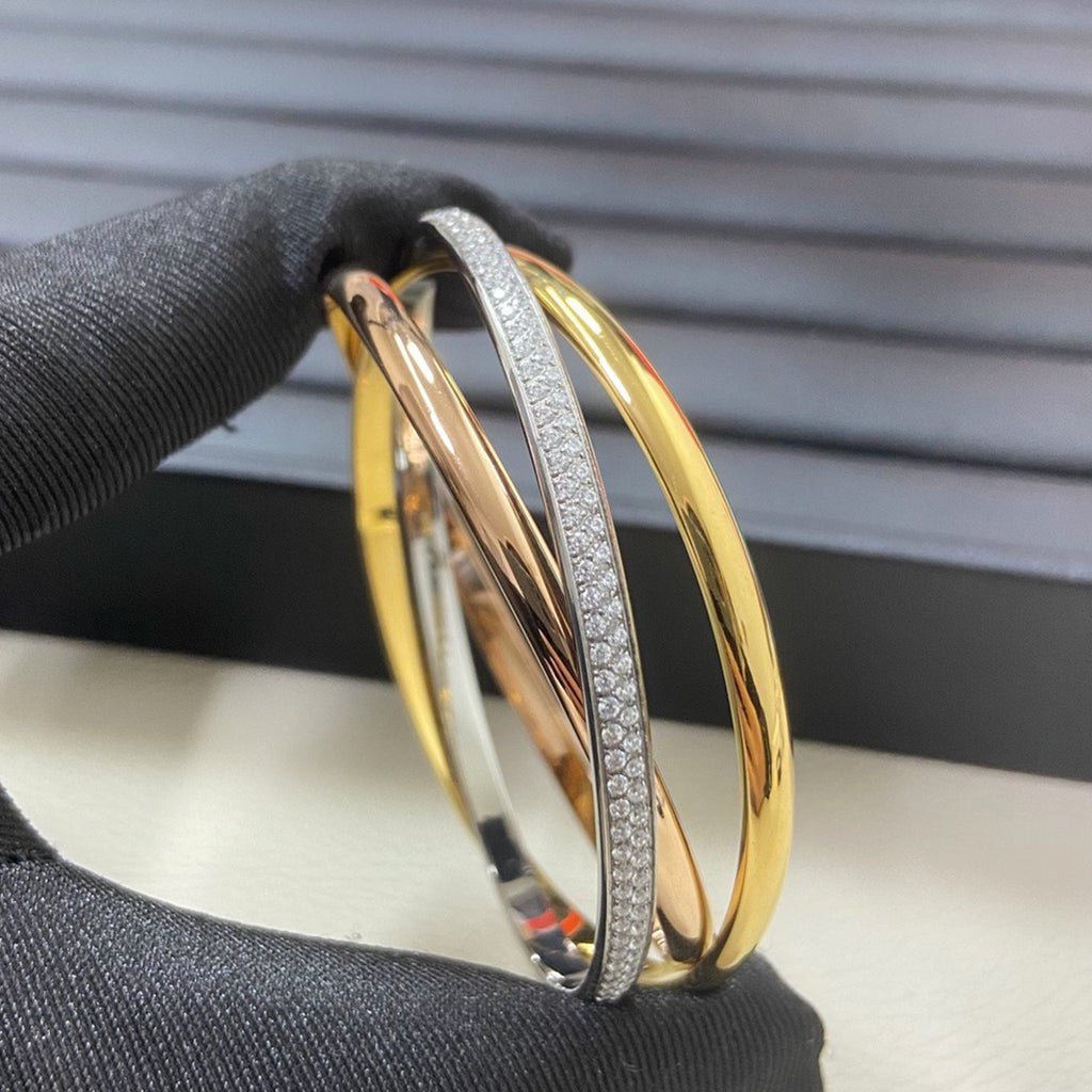 [⭐Hinora Jewelry]TRINITY 2.8MM SMALL BRACELET