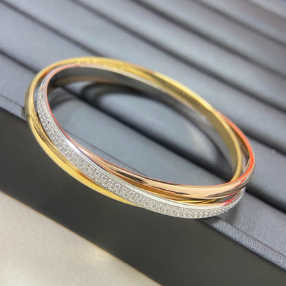 [⭐Hinora Jewelry]TRINITY 2.8MM SMALL BRACELET