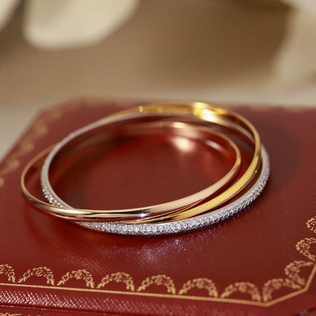 [⭐Hinora Jewelry]TRINITY 2.8MM SMALL BRACELET