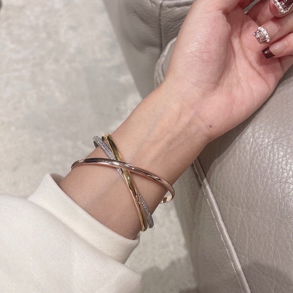 [⭐Hinora Jewelry]TRINITY 2.8MM SMALL BRACELET