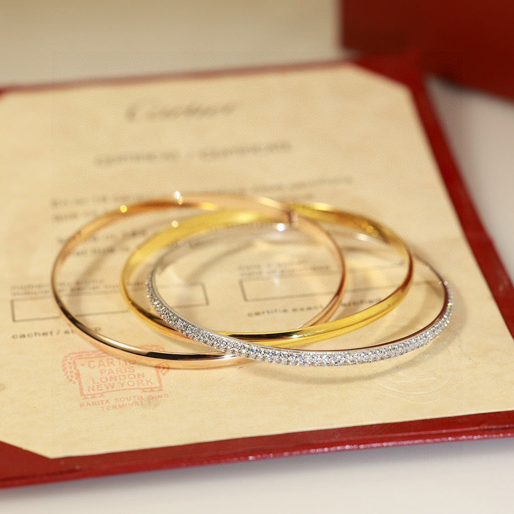 [⭐Hinora Jewelry]TRINITY 2.8MM SMALL BRACELET