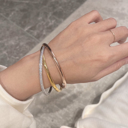 [⭐Hinora Jewelry]TRINITY 2.8MM SMALL BRACELET