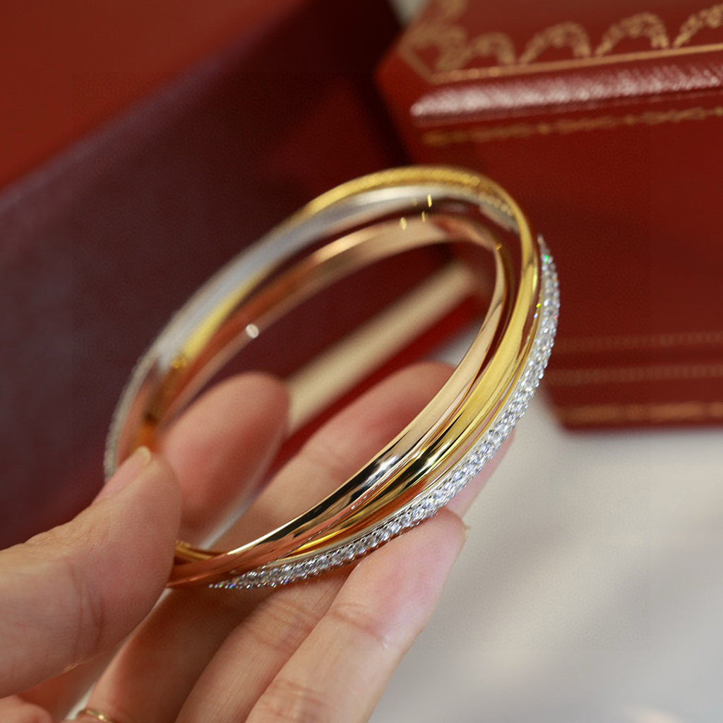 [⭐Hinora Jewelry]TRINITY 2.8MM SMALL BRACELET