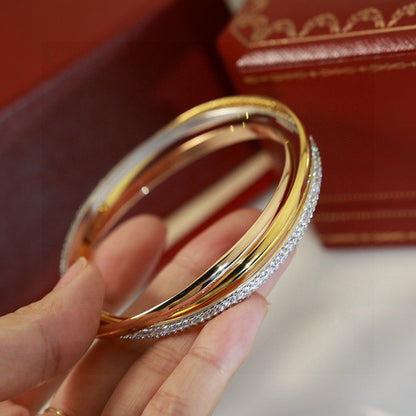 [⭐Hinora Jewelry]TRINITY 2.8MM SMALL BRACELET