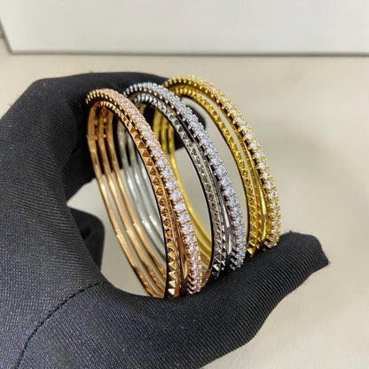 [⭐Hinora Jewelry]ETINCELLE HALF-PAVED DIAMOND BRACELET