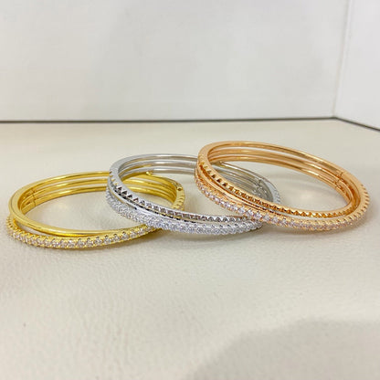 [⭐Hinora Jewelry]ETINCELLE HALF-PAVED DIAMOND BRACELET