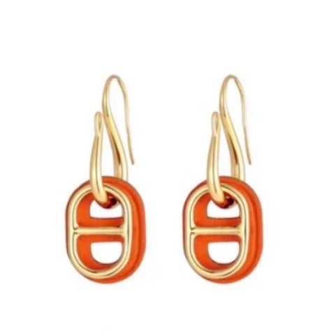 [⭐Hinora Jewelry]HM O'MAILLON GOLD EARRINGS