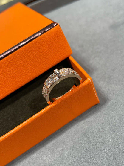 [⭐Hinora Jewelry]KELLY PINK GOLD DIAMOND RING