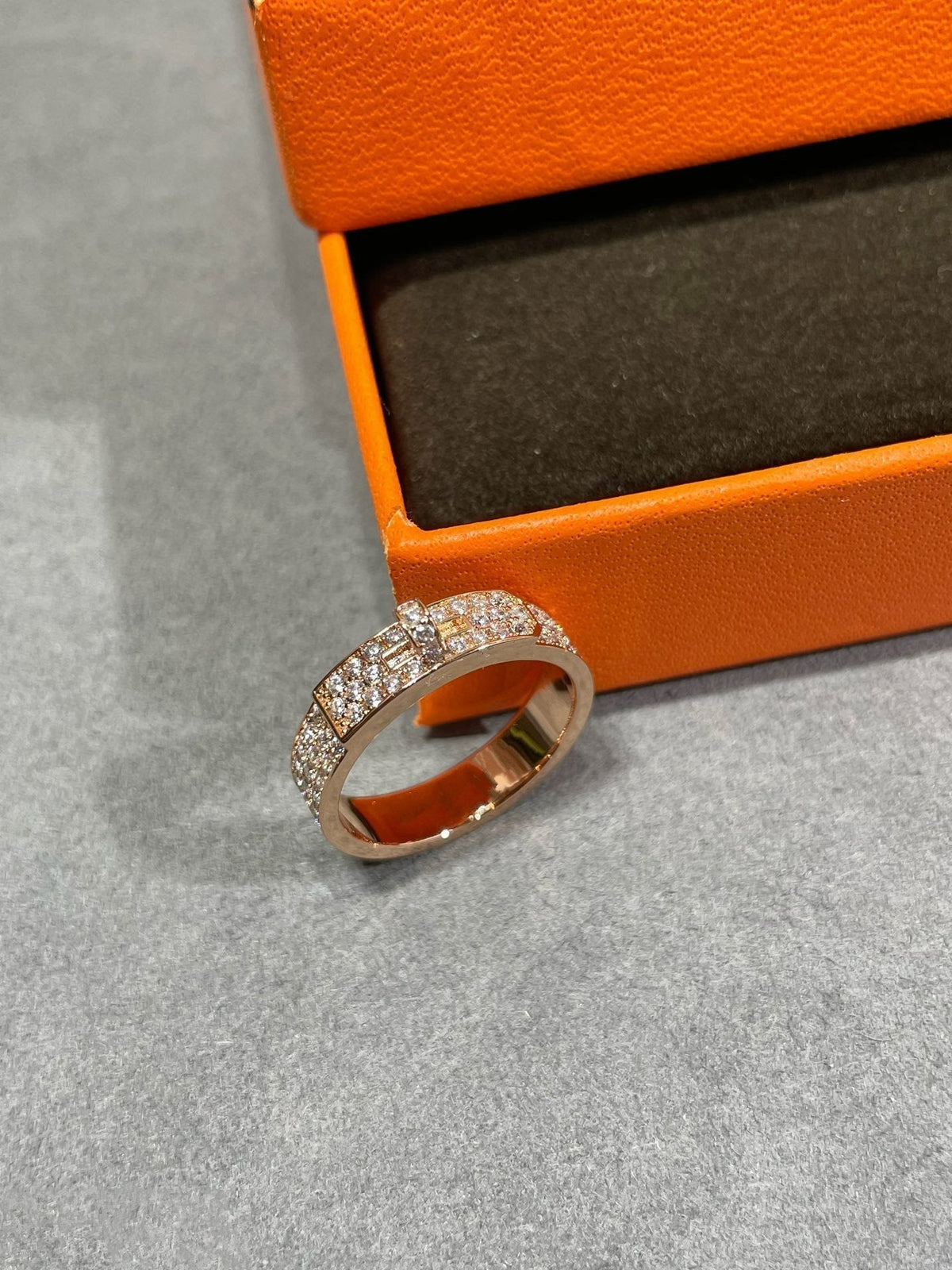 [⭐Hinora Jewelry]KELLY PINK GOLD DIAMOND RING