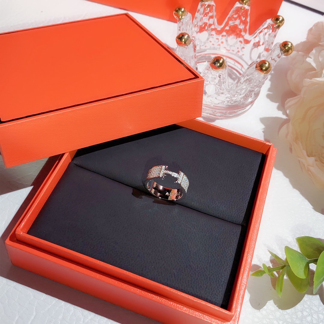 [⭐Hinora Jewelry]H RING FULL DIAMOND
