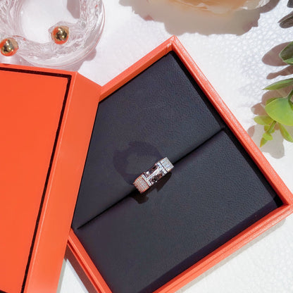 [⭐Hinora Jewelry]H RING FULL DIAMOND