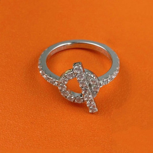 [⭐Hinora Jewelry]ECHAPPEE RING SILVER DIAMOND