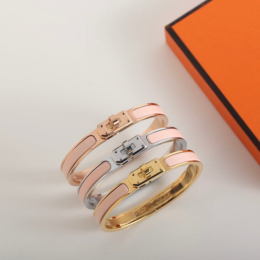 [⭐Hinora Jewelry]HM KELLY LIGHT PINK BRACELET