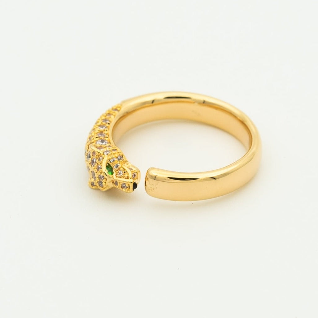 [⭐Hinora Jewelry]PANTHERE RING DIAMOND 7.3MM