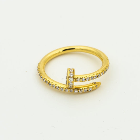 [⭐Hinora Jewelry]JUSTE RING 1.8MM GOLD DIAMONDS