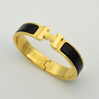 [⭐Hinora Jewelry]H BLACK BRACELET
