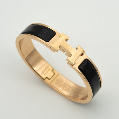 [⭐Hinora Jewelry]H BLACK BRACELET