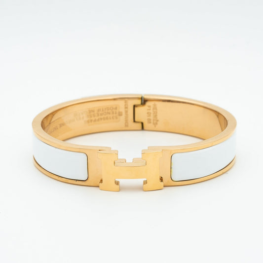 [⭐Hinora Jewelry]H WHITE BRACELET