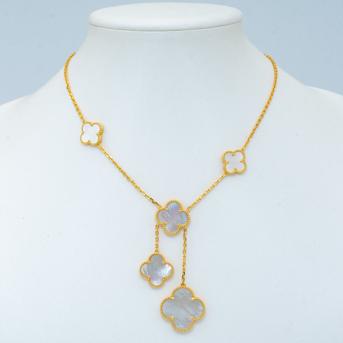 [⭐Hinora Jewelry]CLOVER MOTHER OF PEARL NECKLACE 6 MOTIF