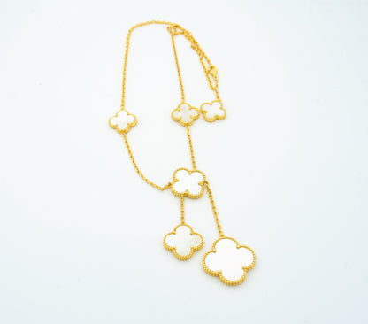 [⭐Hinora Jewelry]CLOVER MOTHER OF PEARL NECKLACE 6 MOTIF