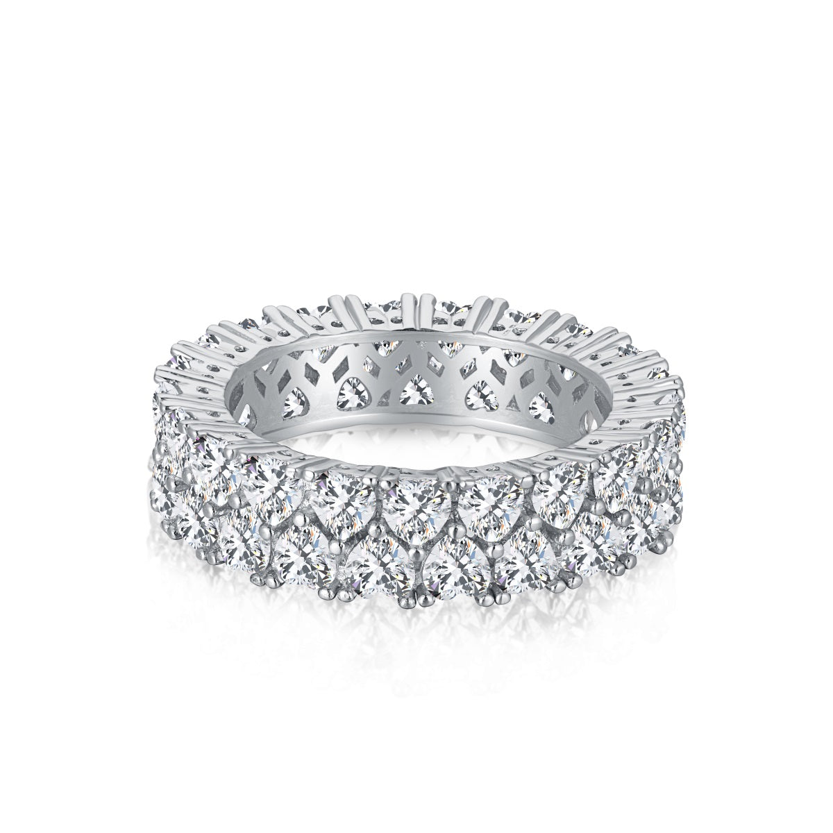[Hinora Jewelry]Sparkling Full Heart Ring
