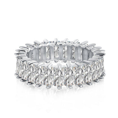 [Hinora Jewelry]Unique Colorful Radiant Cut RIng