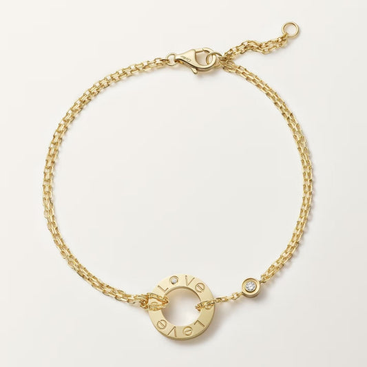 [⭐Hinora Jewelry]LOVE BRACELET 2 DIAMOND