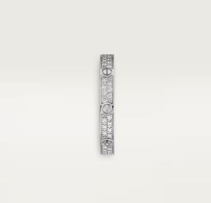 [⭐Hinora Jewelry]LOVE RING 2.6mm-wide full-diamond ring silver
