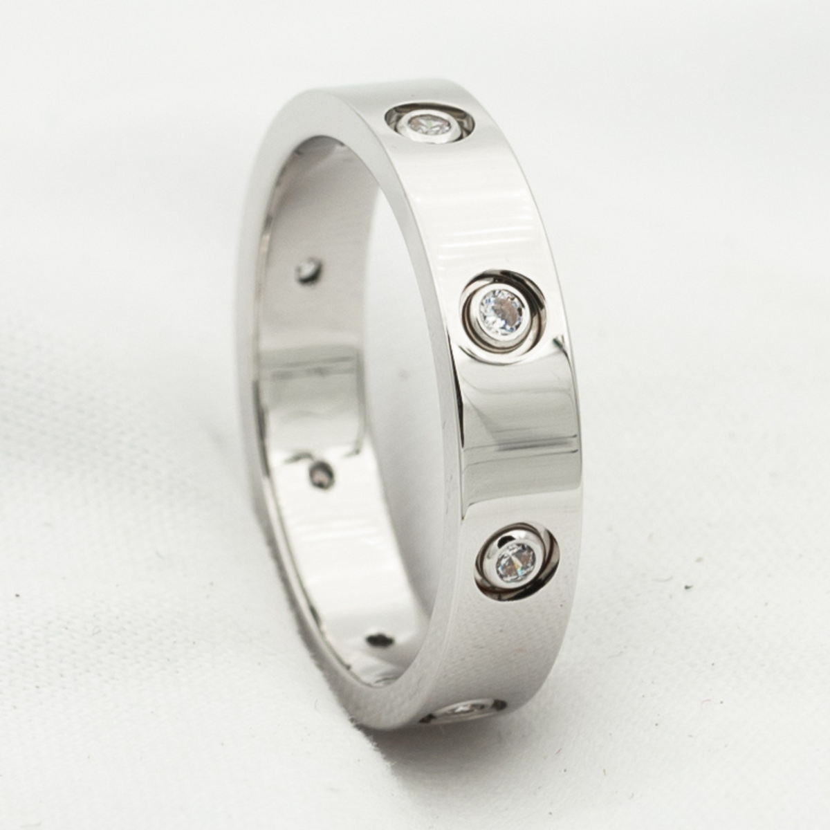 [⭐Hinora Jewelry]LOVE RING 3.6MM 8 DIAMONDS