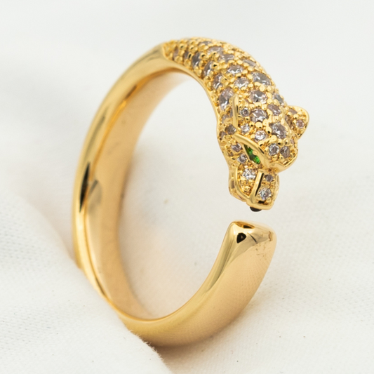 [⭐Hinora Jewelry]PANTHERE RING DIAMOND 7.3MM