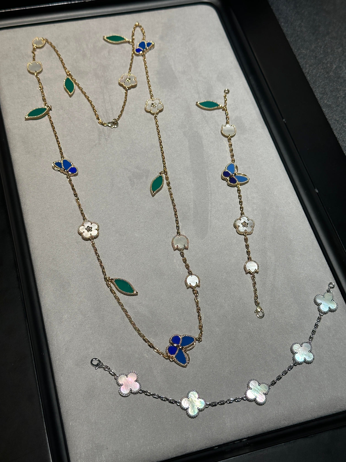 [⭐Hinora Jewelry] 26 NEW CLOVER 15 MOTIFS LUCKY NECKLACE