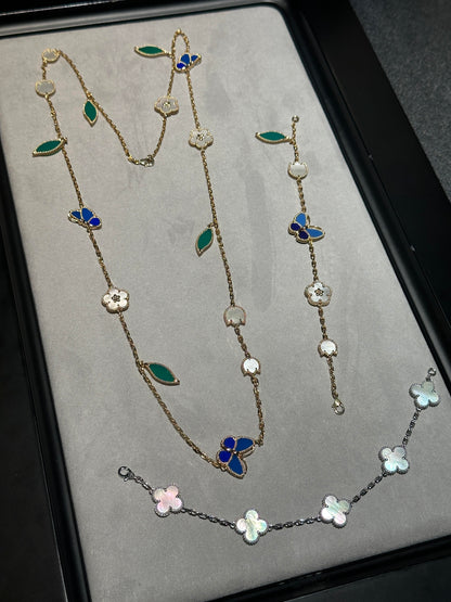 [⭐Hinora Jewelry] 26 NEW CLOVER 15 MOTIFS LUCKY NECKLACE