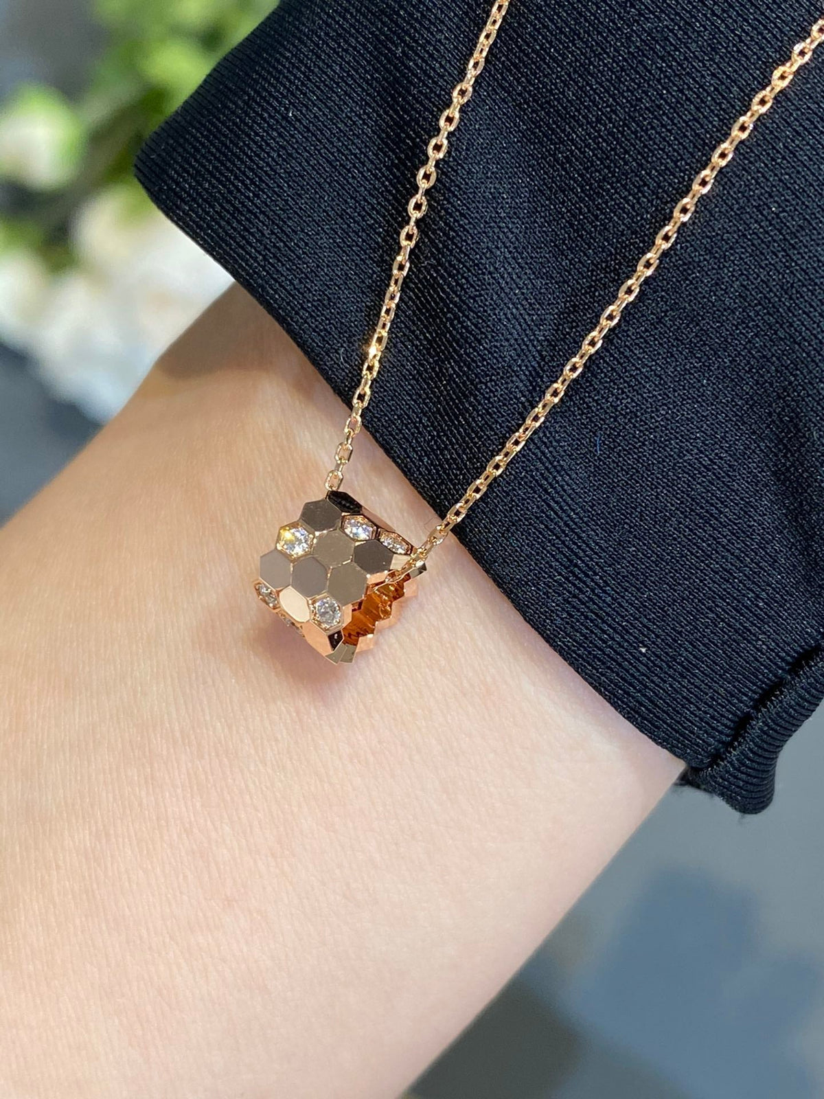 [⭐Hinora Jewelry]BEE LOVE DIAMOND NECKLACE