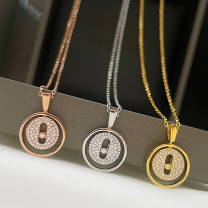 [⭐Hinora Jewelry]Demo MOVER PM PAVED NECKLACE