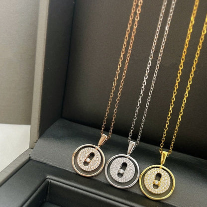 [⭐Hinora Jewelry]Demo MOVER PM PAVED NECKLACE