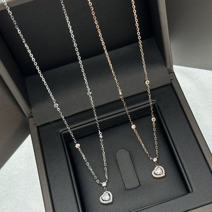 [⭐Hinora Jewelry]JOY HEART DIAMOND NECKLACE