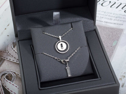 [⭐Hinora Jewelry]Demo MOVE PM NECKLACE SILVER DIAMOND
