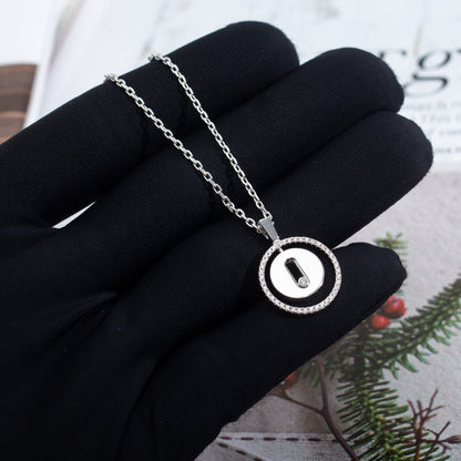 [⭐Hinora Jewelry]Demo MOVE PM NECKLACE SILVER DIAMOND